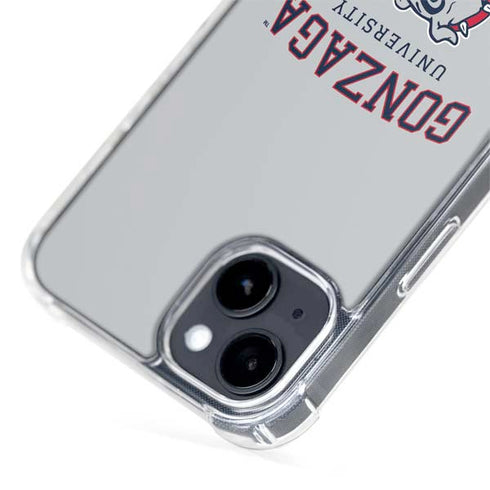 Gonzaga University Collegiate Text iPhone 15 Plus MagSafe Case