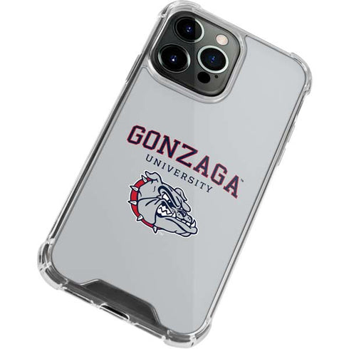 Gonzaga University Collegiate Text iPhone 15 Pro Clear Case