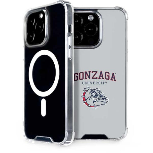 Gonzaga University Collegiate Text iPhone 15 Pro MagSafe Case