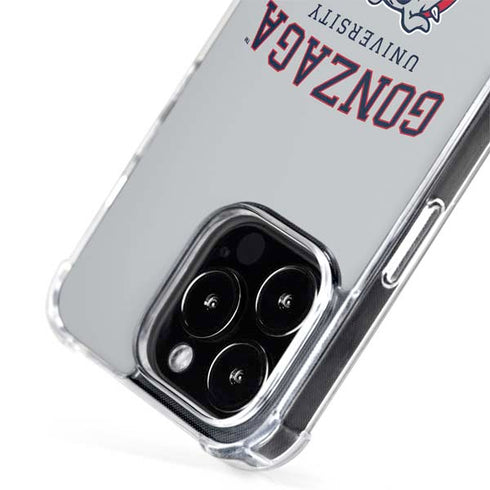Gonzaga University Collegiate Text iPhone 15 Pro MagSafe Case