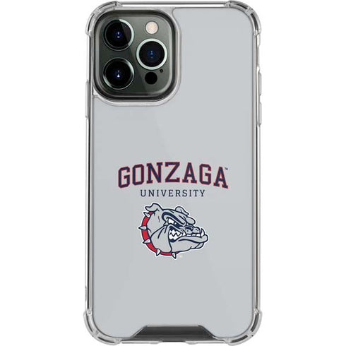 Gonzaga University Collegiate Text iPhone 14 Pro Max Clear Case