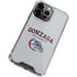 Gonzaga University Collegiate Text iPhone 15 Pro Max Clear Case