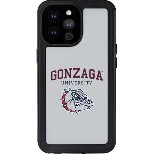 Gonzaga University Collegiate Text iPhone 14 Pro Max Waterproof Case