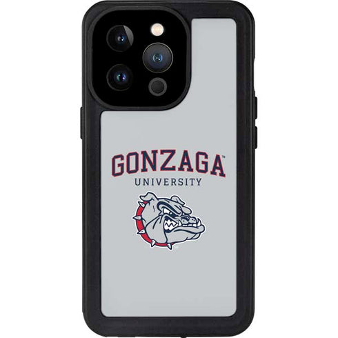 Gonzaga University Collegiate Text iPhone 14 Pro Waterproof Case