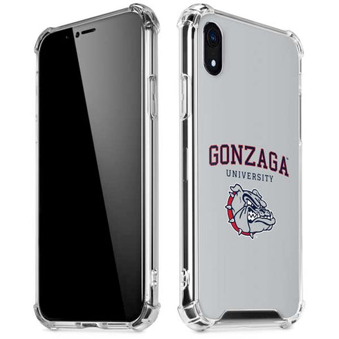 Gonzaga University Collegiate Text iPhone XR Clear Case