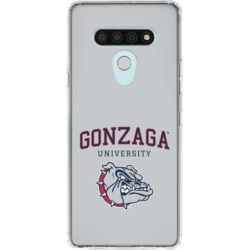 Gonzaga University Collegiate Text LG Stylo 6 Clear Case