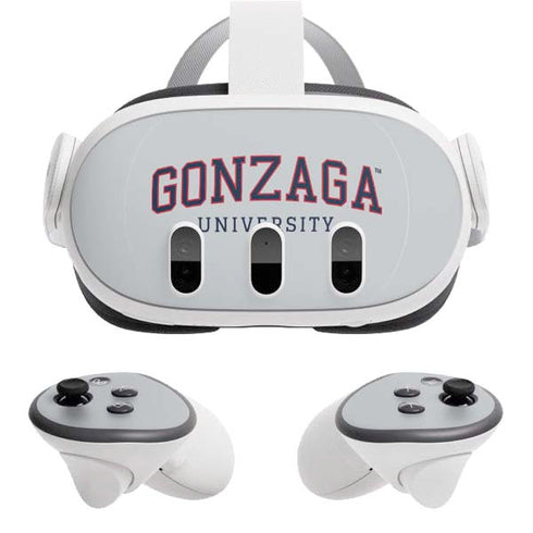 Gonzaga University Collegiate Text Meta Quest 3 Skin