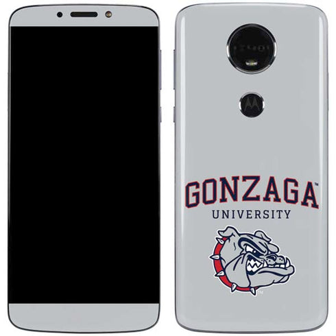 Gonzaga University Collegiate Text Moto E5 Plus Skin