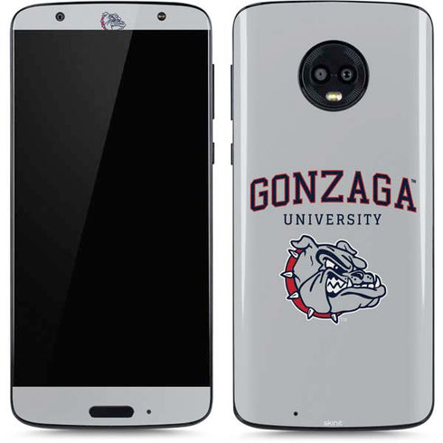 Gonzaga University Collegiate Text Moto G6 Skin