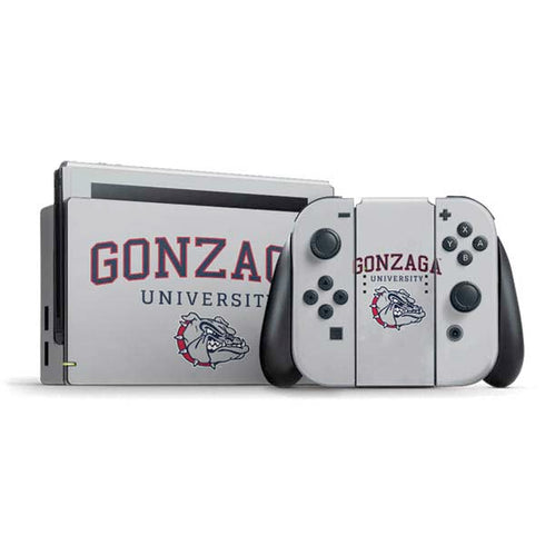 Gonzaga University Collegiate Text Nintendo Switch Bundle Skin