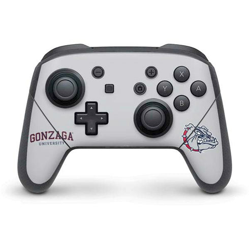 Gonzaga University Collegiate Text Nintendo Switch Pro Controller Skin
