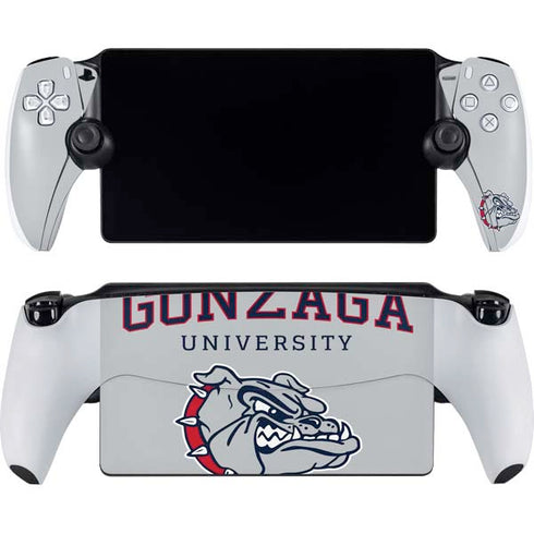 Gonzaga University Collegiate Text PlayStation Portal Remote Player Skin