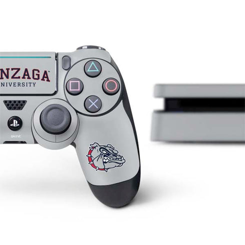 Gonzaga University Collegiate Text PS4 Slim Bundle Skin