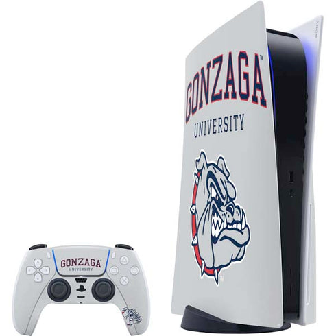 Gonzaga University Collegiate Text PS5 Bundle Skin