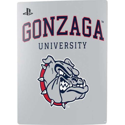 Gonzaga University Collegiate Text PS5 Console Skin
