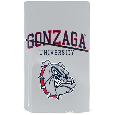 Gonzaga University Collegiate Text PS5 Slim Disk Console Skin