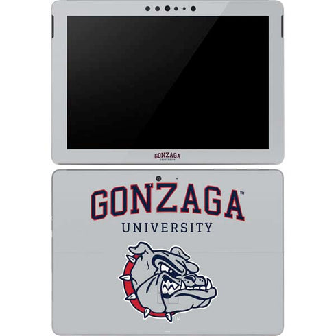 Gonzaga University Collegiate Text Surface Go Skin