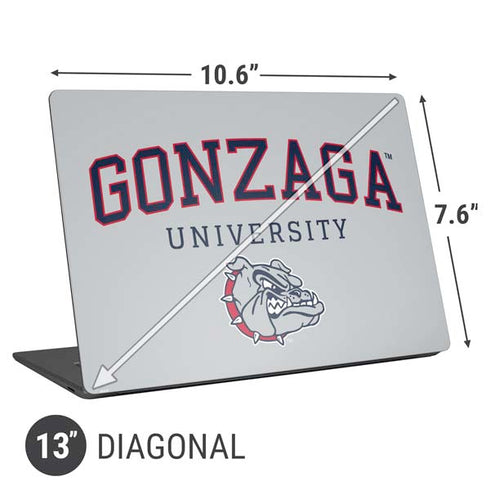 Gonzaga University Collegiate Text Universal Laptop 13in (10.6 x 7.6in) Skin