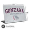 Gonzaga University Collegiate Text Universal Laptop 15in (12.2 x 8.8in) Skin