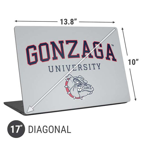 Gonzaga University Collegiate Text Universal Laptop 17in (13.8 x 10in) Skin