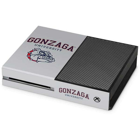 Gonzaga University Collegiate Text Xbox One Console Skin