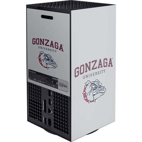 Gonzaga University Collegiate Text Xbox Series X Console Skin