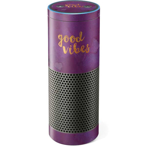 Good Vibes Amazon Echo Skin