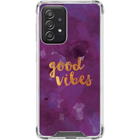 Good Vibes Galaxy A52 5G Clear Case