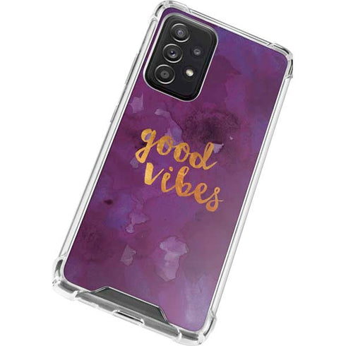 Good Vibes Galaxy A52 5G Clear Case