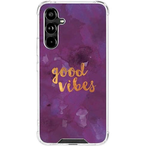 Good Vibes Galaxy A54 5G Clear Case