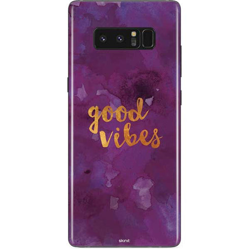 Good Vibes Galaxy Note 8 Skin