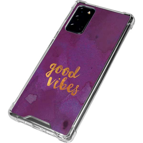 Good Vibes Galaxy Note20 5G Clear Case