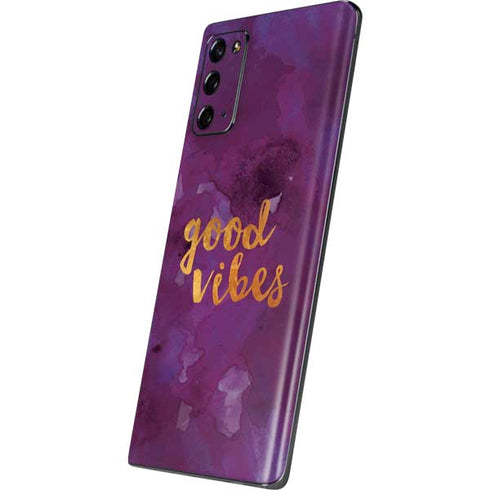 Good Vibes Galaxy Note20 5G Skin