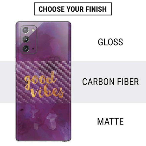 Good Vibes Galaxy Note20 5G Skin