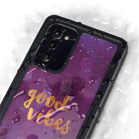 Good Vibes Galaxy Note20 5G Waterproof Case