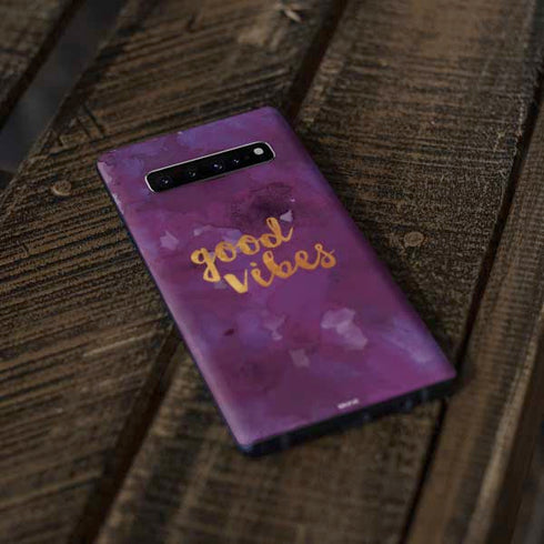 Good Vibes Galaxy S10 Plus Skin