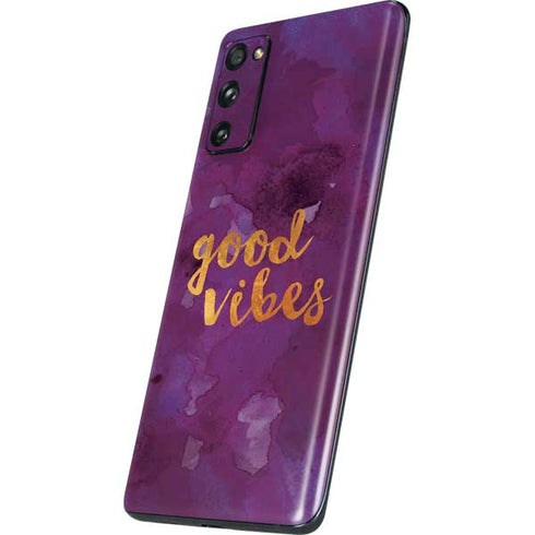 Good Vibes Galaxy S20 Fan Edition Skin