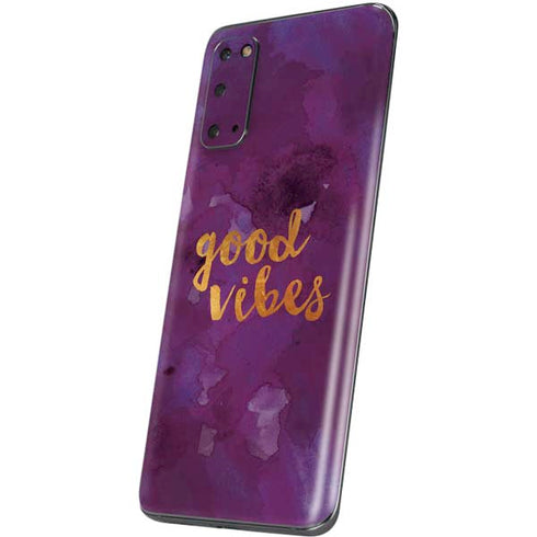 Good Vibes Galaxy S20 Skin