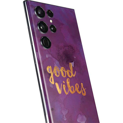 Good Vibes Galaxy S22 Ultra Skin