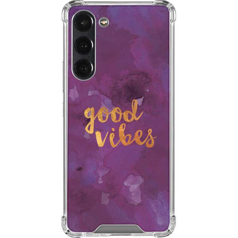 Good Vibes Galaxy S23 Plus Clear Case