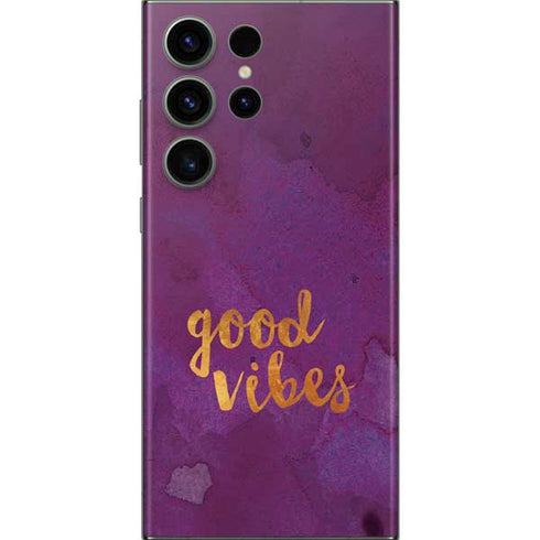 Good Vibes Galaxy S23 Ultra Skin