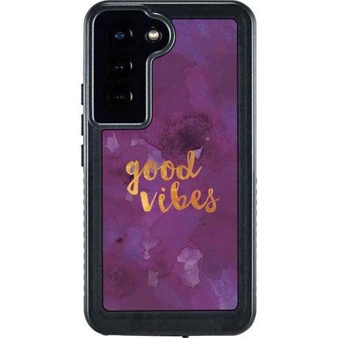 Good Vibes Galaxy S23 Waterproof Case