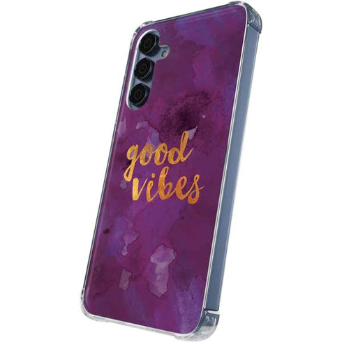 Good Vibes Galaxy S24 Clear Case