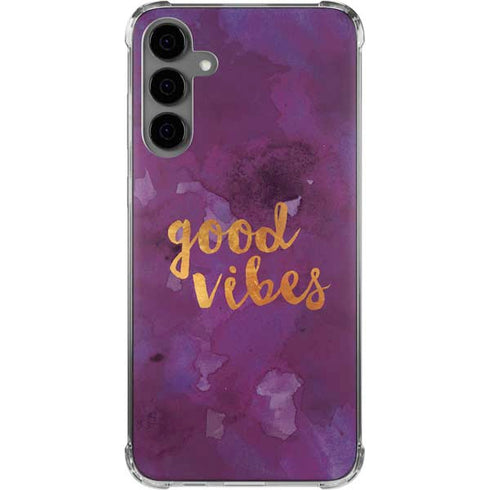 Good Vibes Galaxy S24 Plus Clear Case