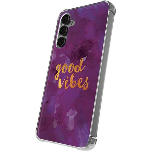 Good Vibes Galaxy S24 Plus Clear Case