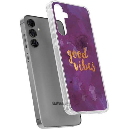Good Vibes Galaxy S24 Plus Clear Case