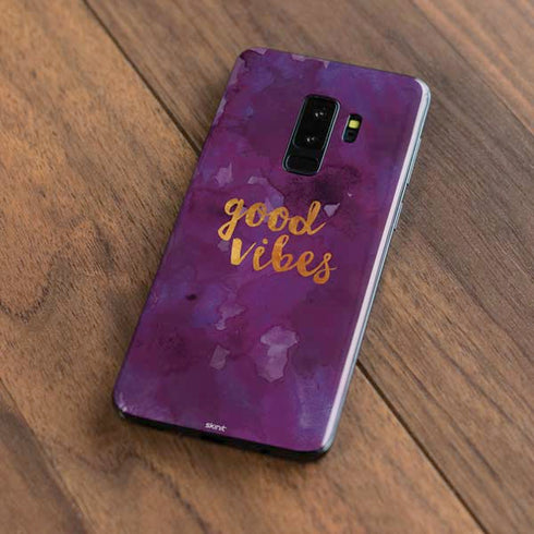 Good Vibes Galaxy S9 Plus Skin