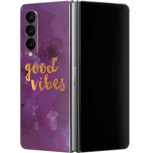 Good Vibes Galaxy Z Fold4 5G Skin