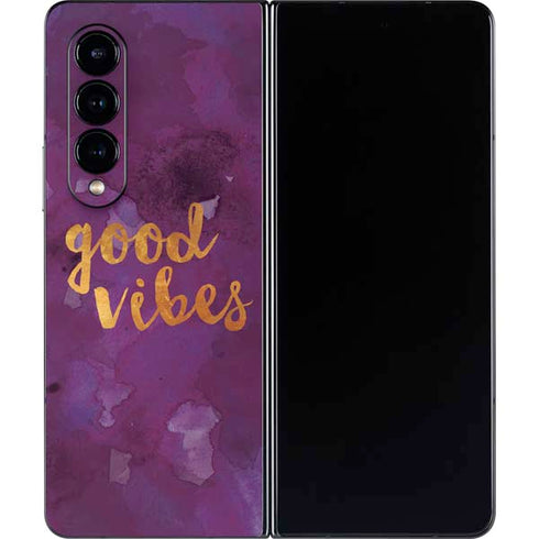 Good Vibes Galaxy Z Fold4 5G Skin