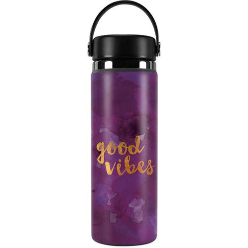 Good Vibes Hydro Flask 20oz Wide Mouth Skin